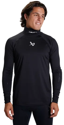 Bauer Neck Protector Long Sleeve Top Senior