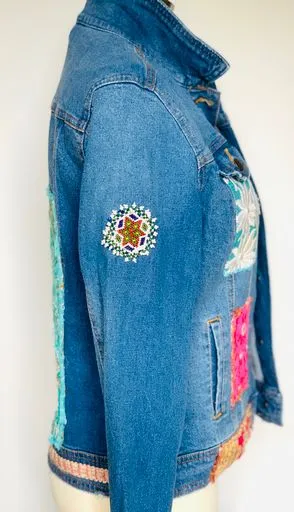 Embellished Denim Jacket- The Mia