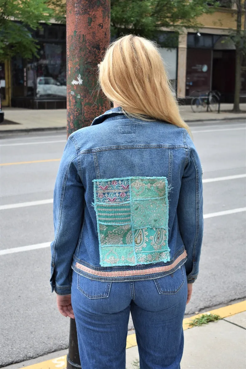 Embellished Denim Jacket- The Mia