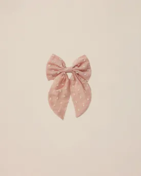 Hair Clip | Oversized Bow- Rose | Noralee