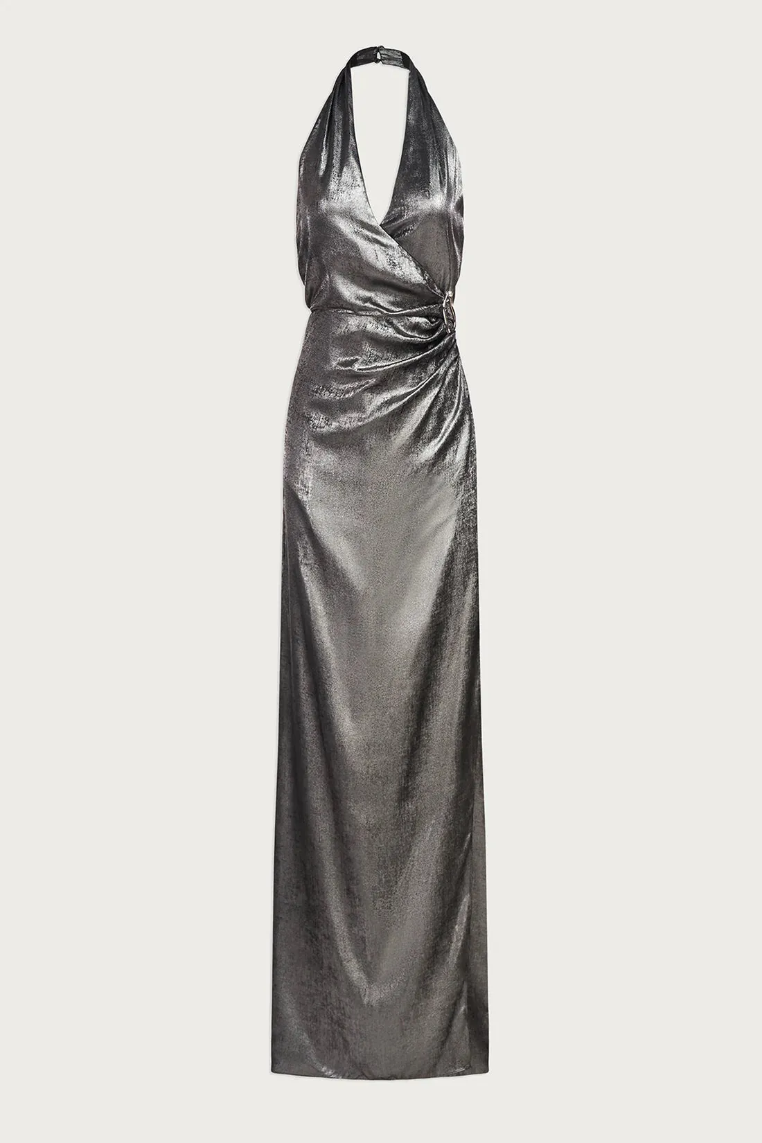 Halston Gwyneth Gown Lurex Chiffon