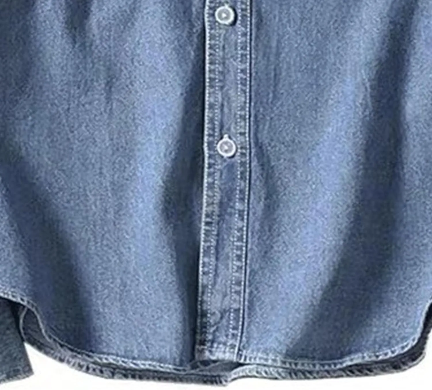 JEKE-DG Men's Button Down Vintage Denim Jacket Cotton Casual Outdoor Jean Shirt Long Sleeve Soft Trucker Jean Shirts