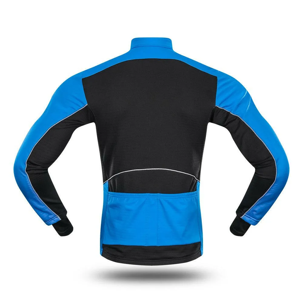 Lixada Men Winter Cycling Clothing Set Waterproof Windproof Thermal Fleece Bike Riding Jacket and Pants Sportswear