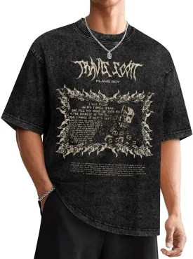 Man's Round Neck Short Sleeve Fashion T Shirt