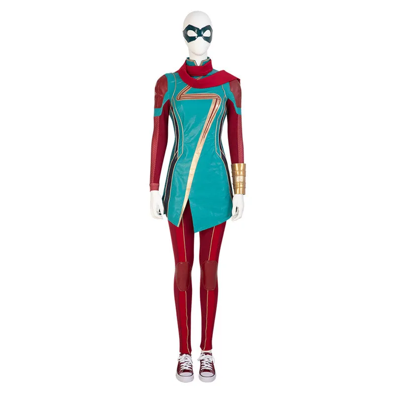 Ms.Marvel 2021 New Kamala Khan Cosplay Costumes Halloween Outfit
