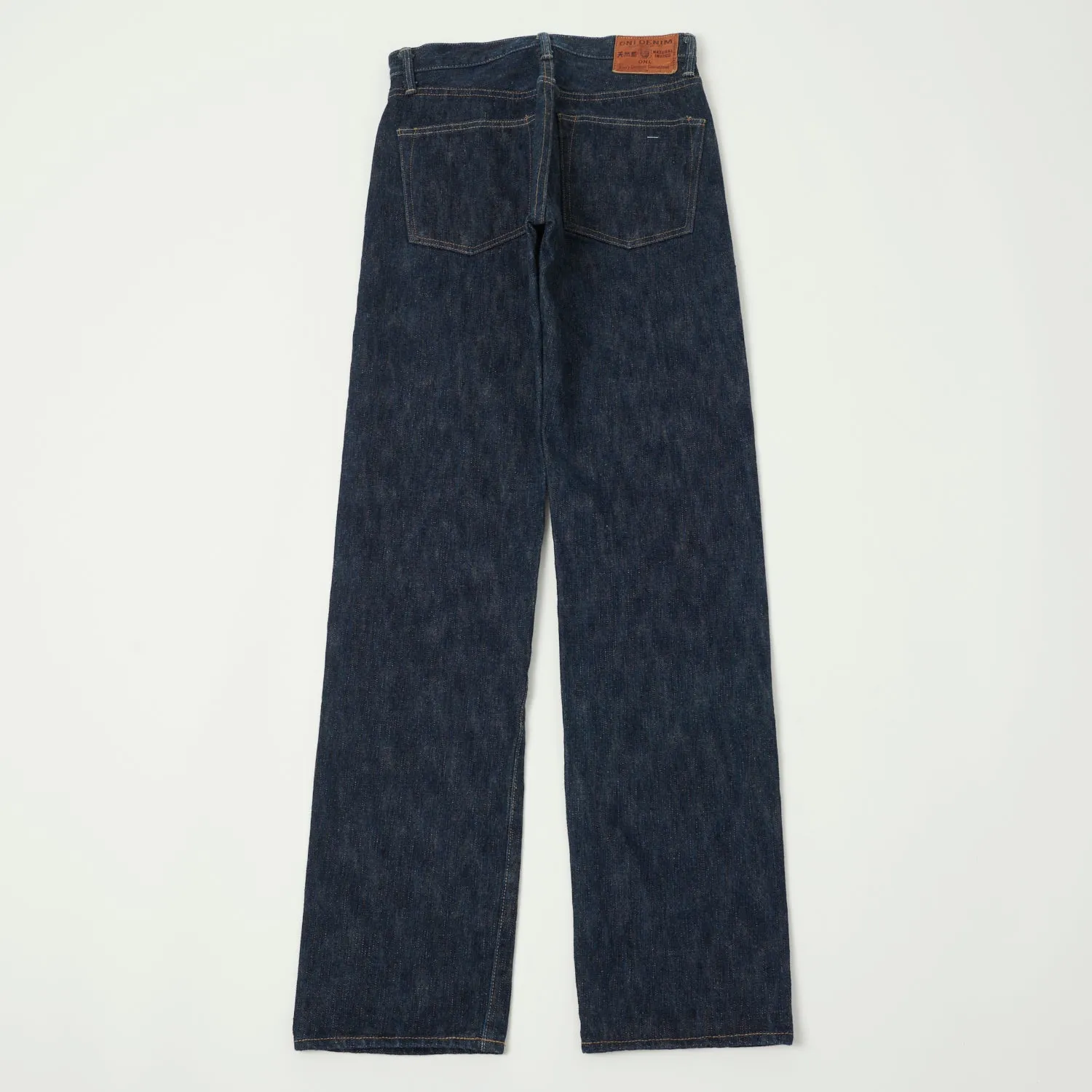 ONI 266 Kase 16oz Natural Indigo 'Kabuki' Selvedge Wide Straight Jean - One Wash