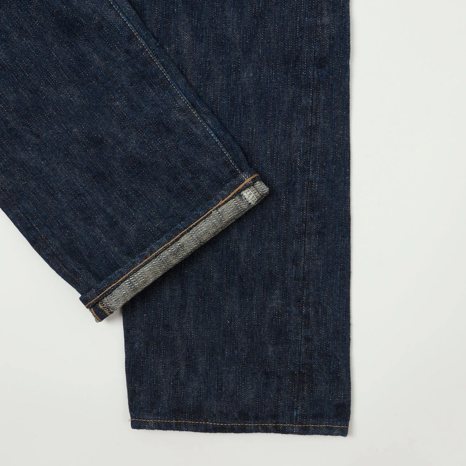 ONI 266 Kase 16oz Natural Indigo 'Kabuki' Selvedge Wide Straight Jean - One Wash