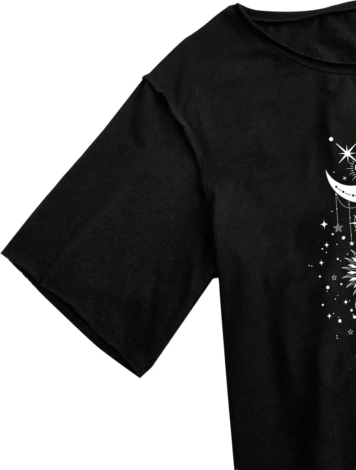 Remidoo Womens Off The Shoulder Top Oversized Tshirts Graphic Tee Short Sleeve Loose Shirt
