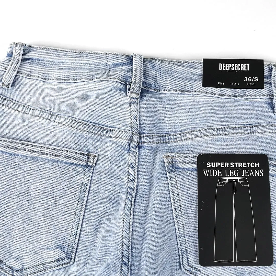 Women's Stretch Jeans Straight Leg Flexibility & Durability