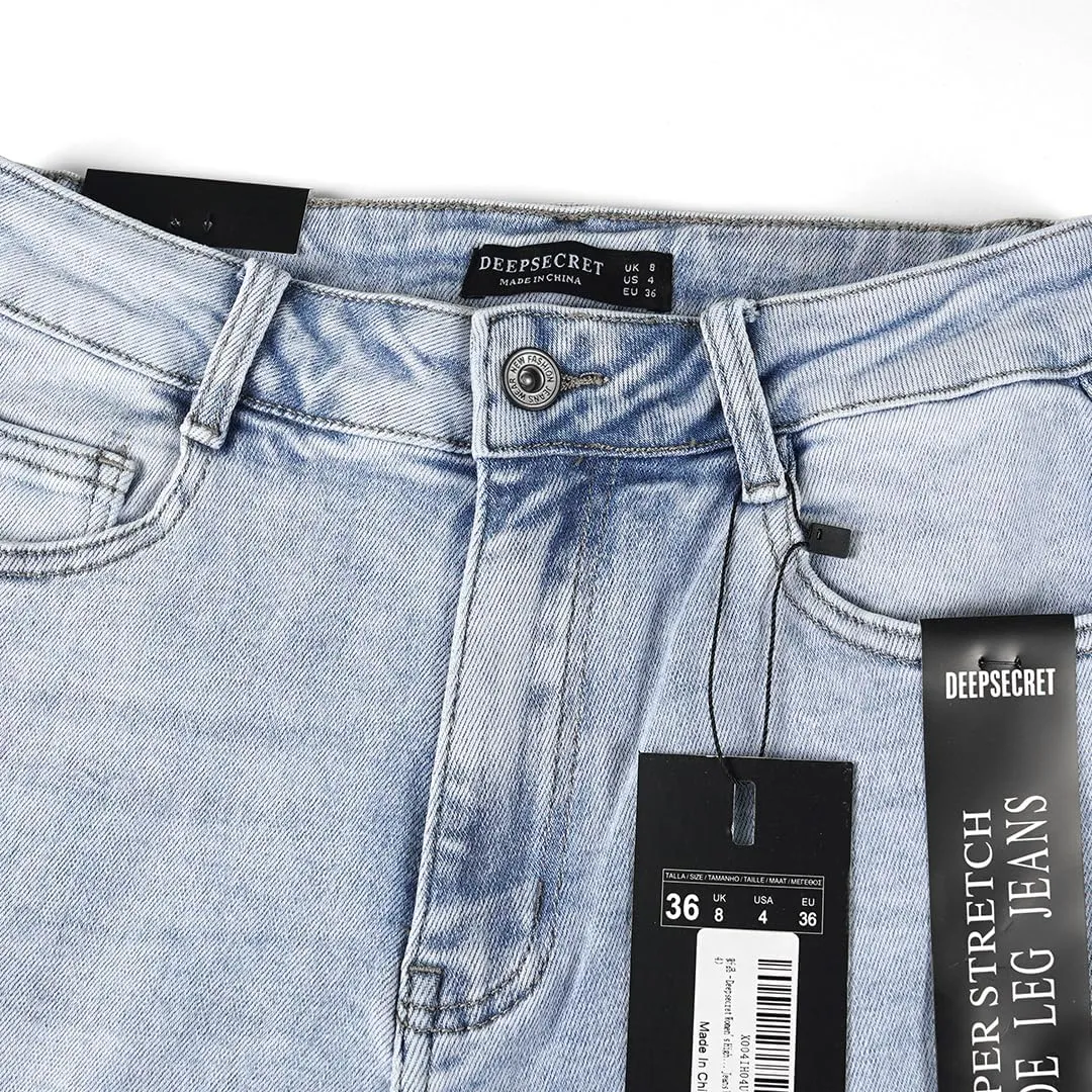 Women's Stretch Jeans Straight Leg Flexibility & Durability