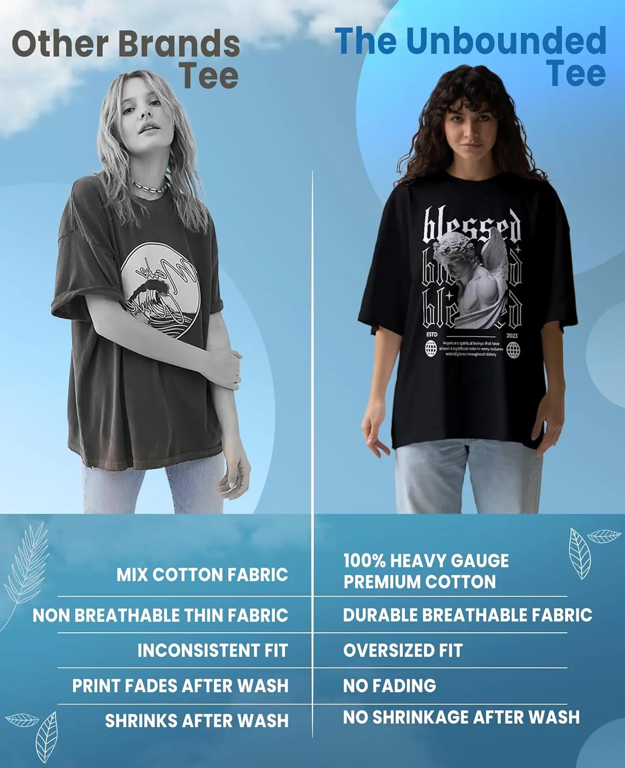 Working Cat Anime Oversized T-Shirts for Women, 100% Cotton T-Shirts, Perfect for Casual Wear & Gifting | WB.6.71